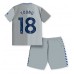 Everton Ashley Young #18 Barnkläder Tredje matchtröja till baby 2023-24 Kortärmad (+ Korta byxor) Billigt